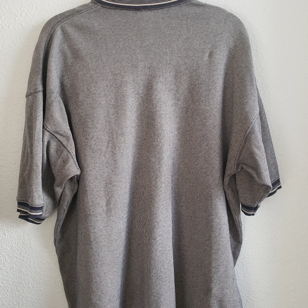 #Disney World Polo Shirt Pinstripe stretch cotton# - Picture 8 of 11